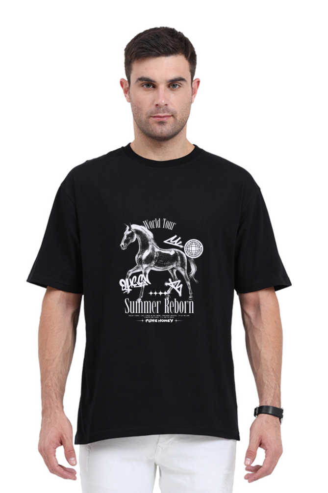 Oversized Tshirt - World tour design - Sleek Design - Men