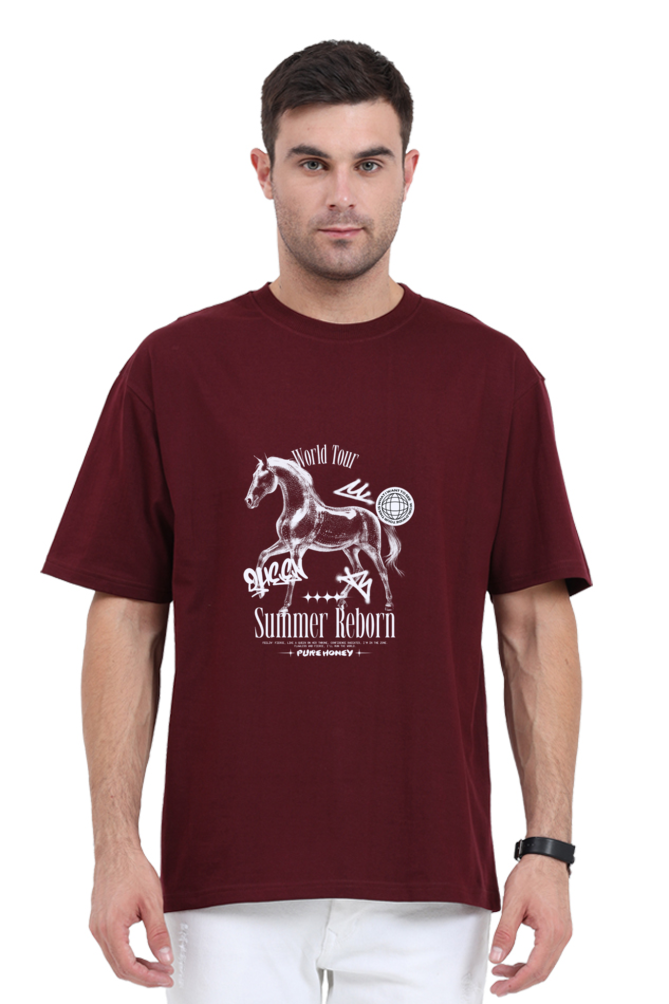 Oversized Tshirt - World tour design - Sleek Design - Men