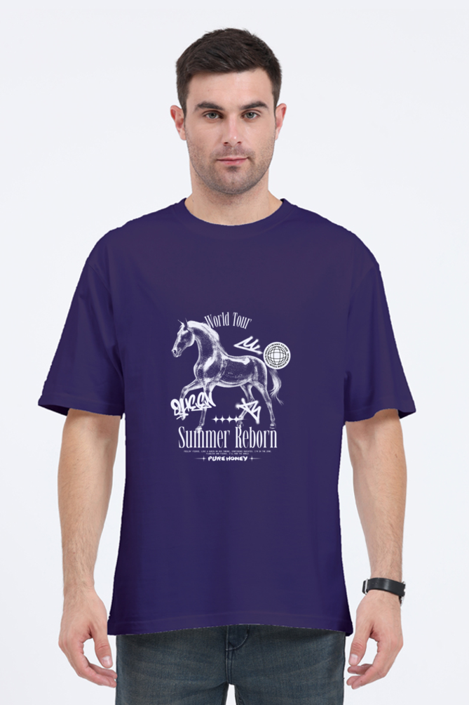 Oversized Tshirt - World tour design - Sleek Design - Men