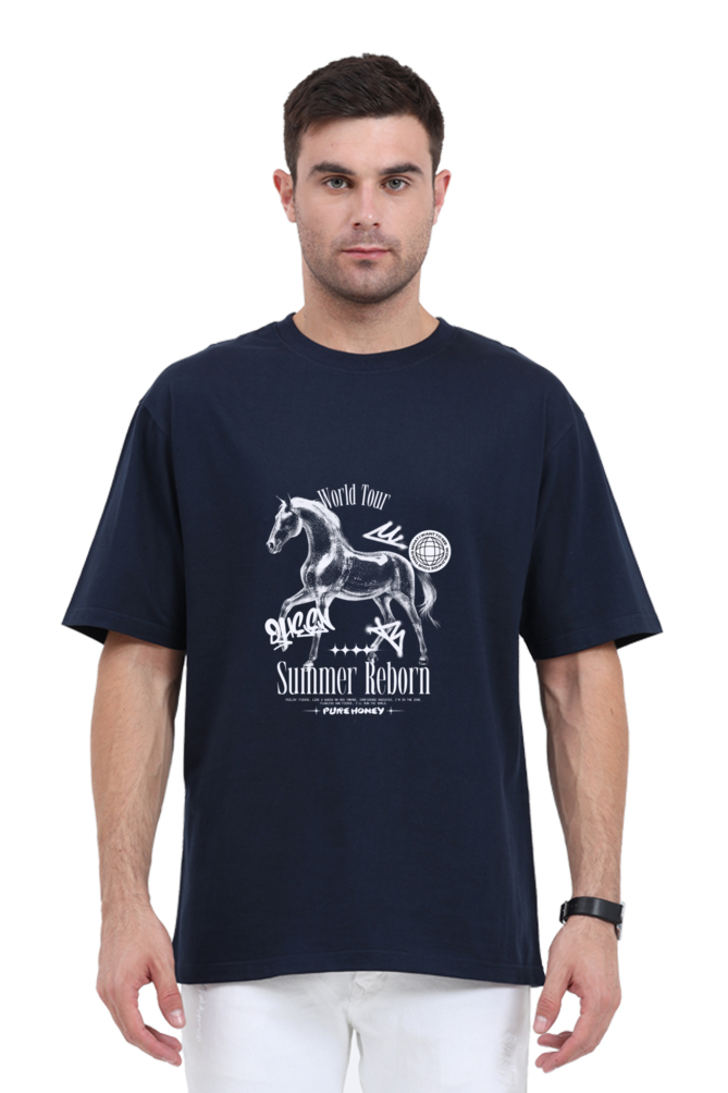 Oversized Tshirt - World tour design - Sleek Design - Men