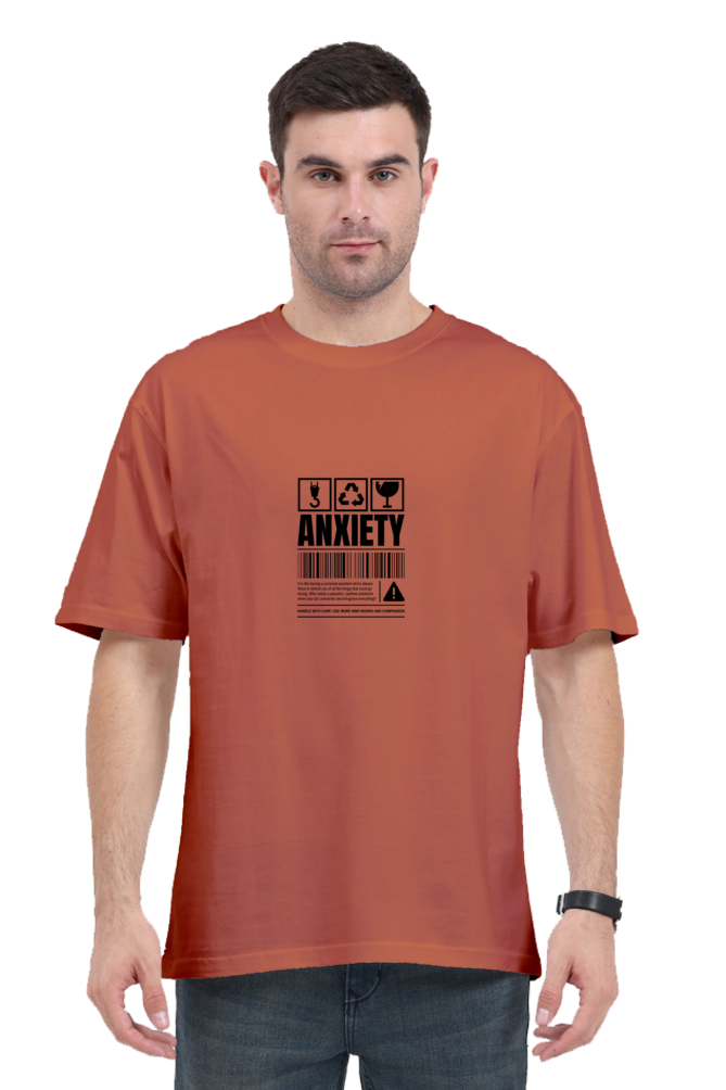 Oversized Tshirt - Anxiety - Streetware - Men