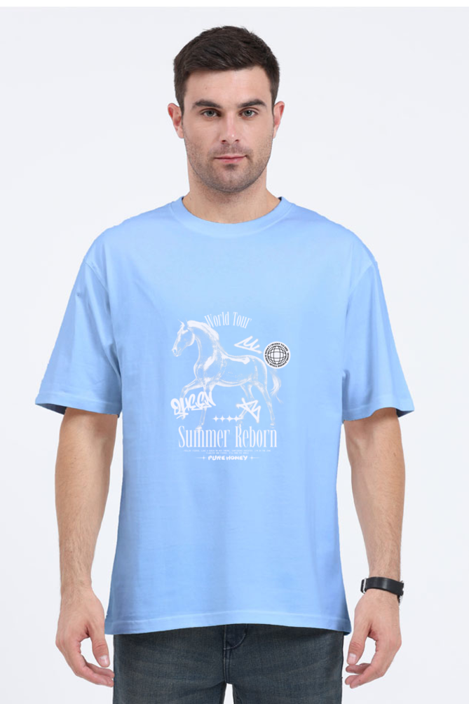 Oversized Tshirt - World tour design - Sleek Design - Men