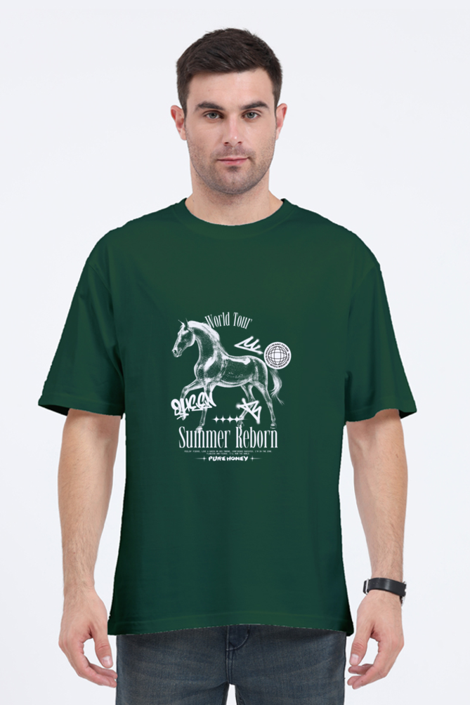 Oversized Tshirt - World tour design - Sleek Design - Men