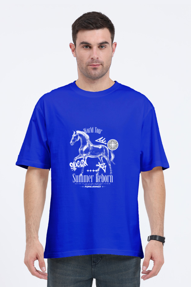 Oversized Tshirt - World tour design - Sleek Design - Men