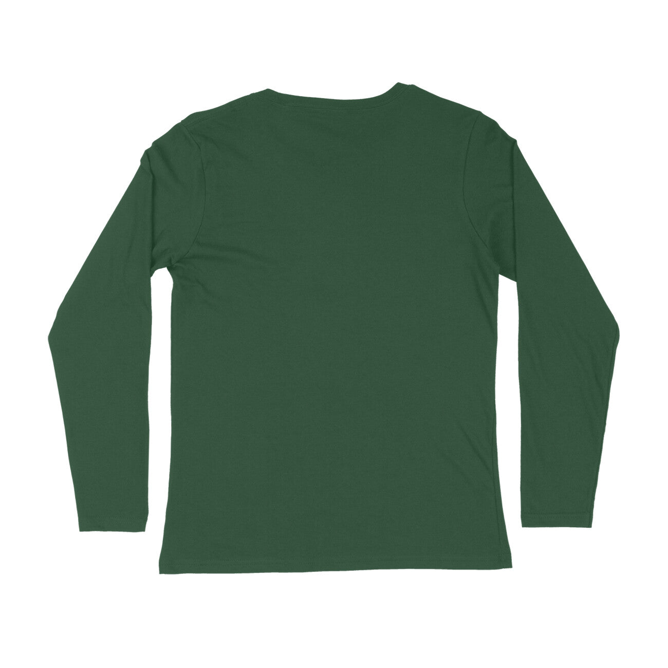 Plain Full Sleeves Tshirt - Men - Olive Green