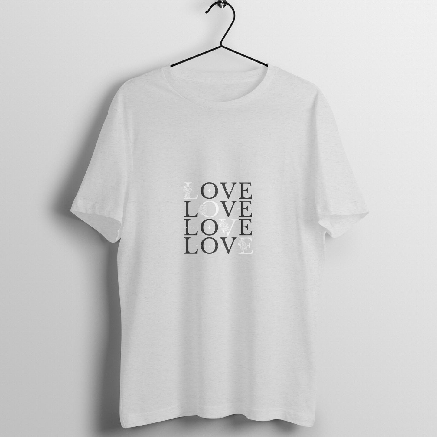 Love Melange Grey T-shirt - Men