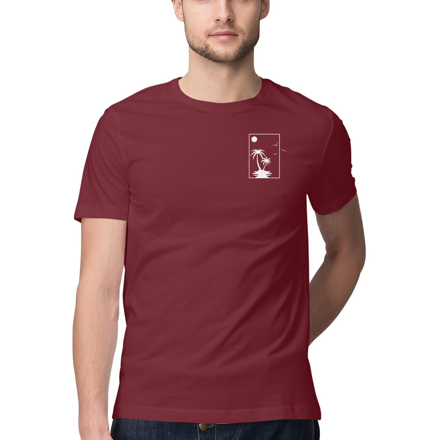 Yeah Whatever - Slogan T-shirt - Back design - Men