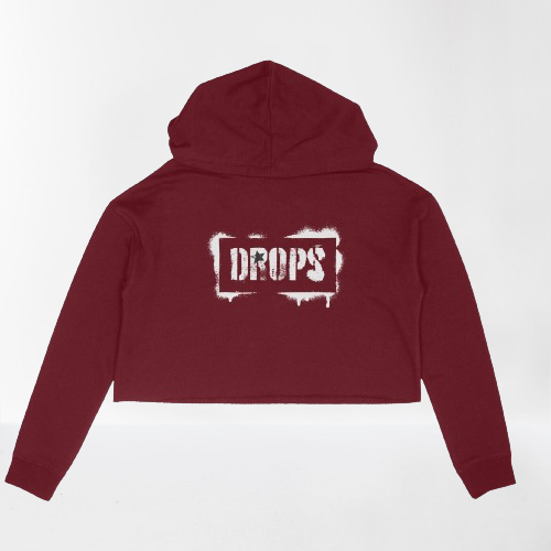 Crop Hoodies - Drops Hoodie - Sleek Designs - Women