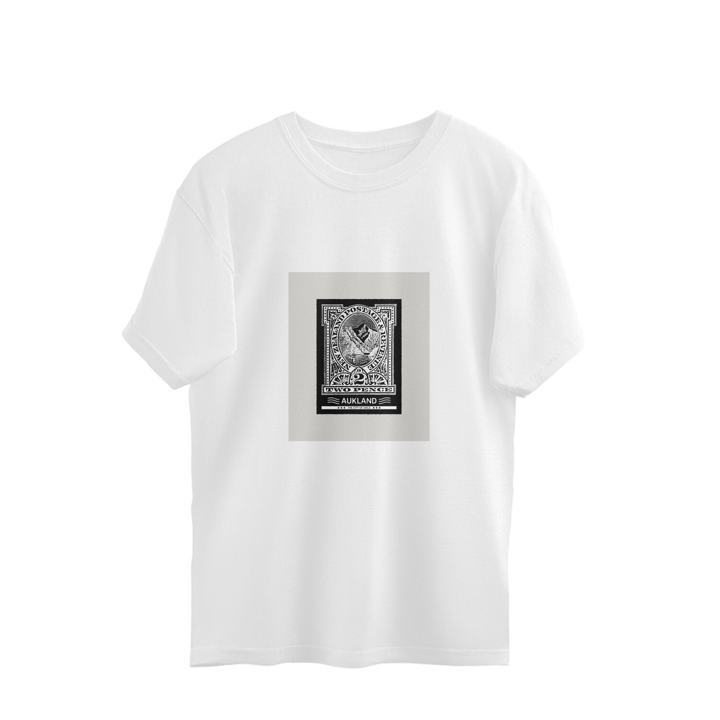 Vintage Stamp Design - Oversized Tshirt - Men