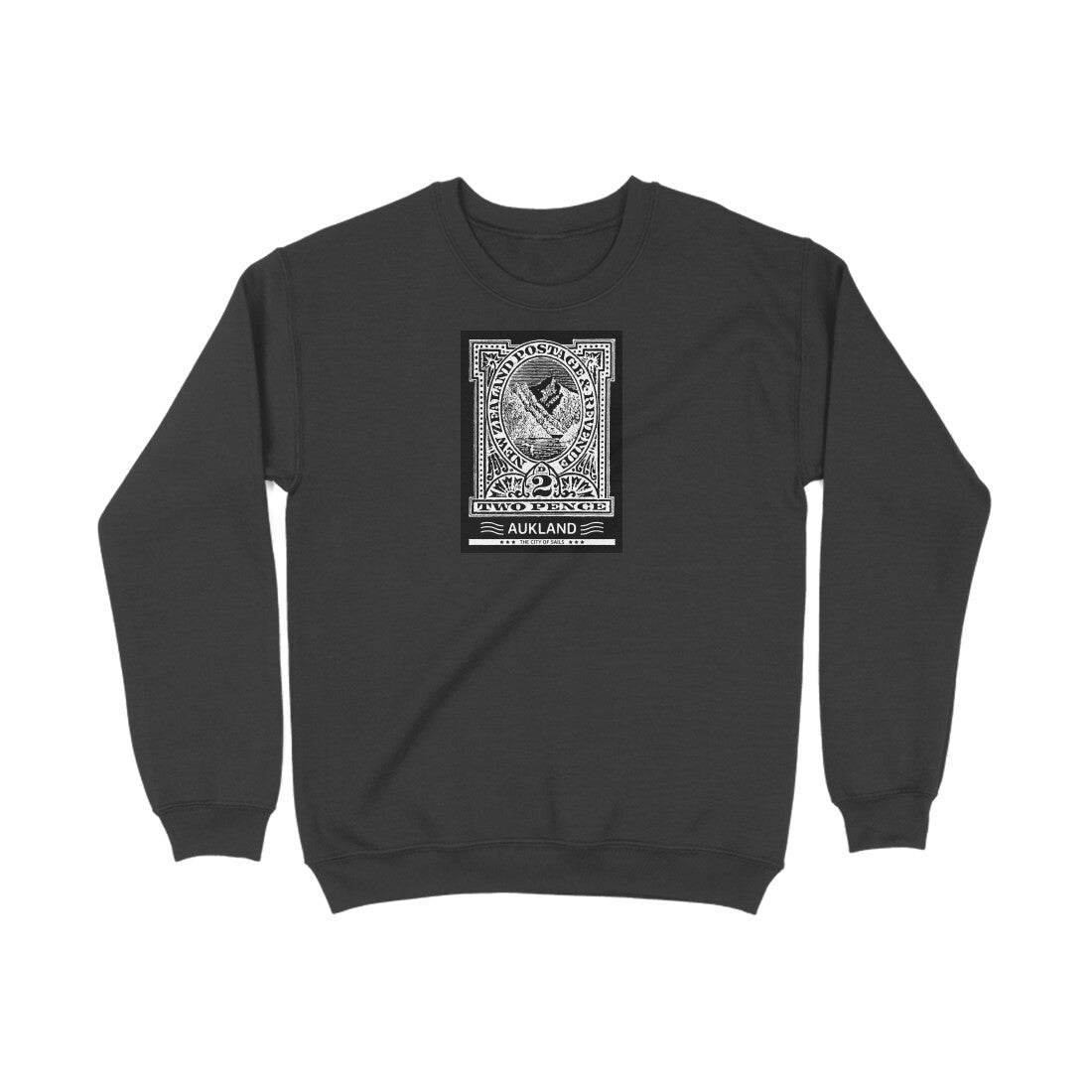 Vintage Sweatshirt - Auckland Stamp - Men