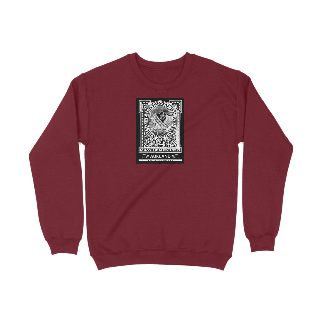 Vintage Sweatshirt - Auckland Stamp - Men