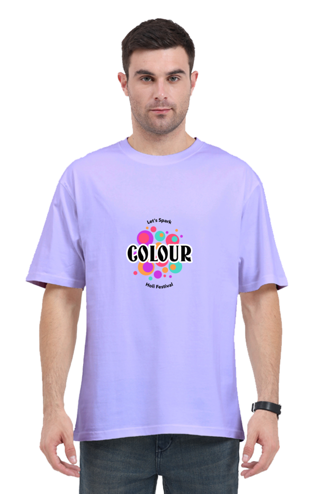 Family Holi Tshirts - Oversized Unisex - Colours - Happy Holi 2024