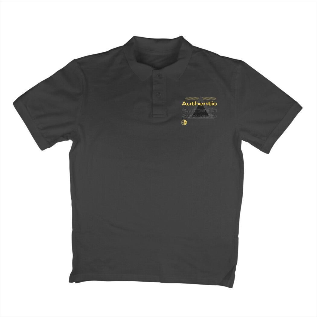 Polo T-shirt - Authentic - Front & back design - Men's