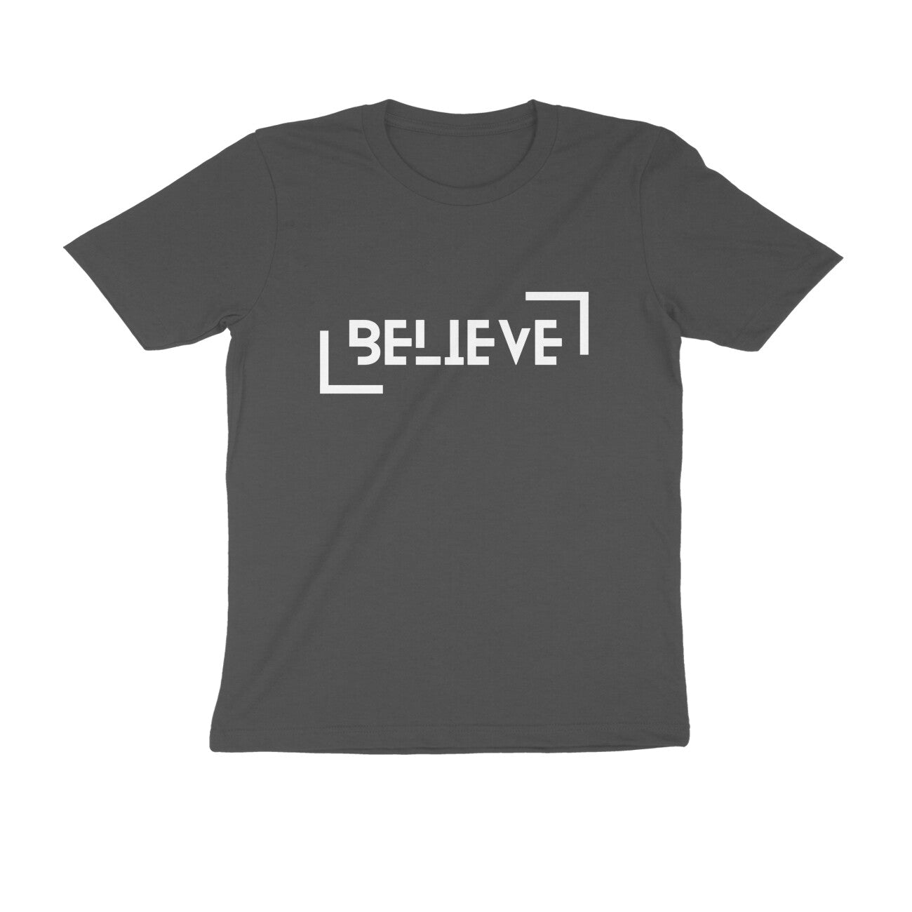 Slogan Tshirt Designs - Believe - Sleek T-shirt - Men