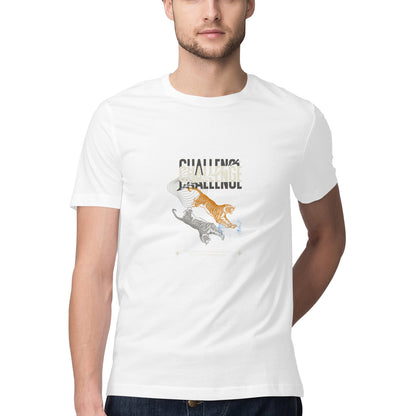 Challenge me - Slogan T-shirt - Men