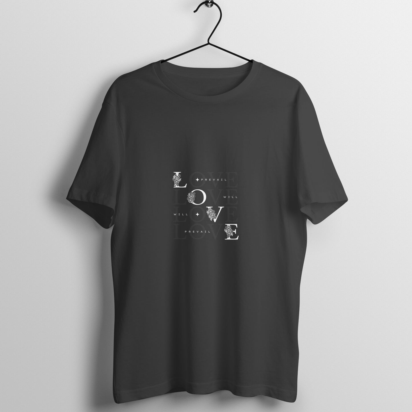 Love Melange Grey T-shirt - Men
