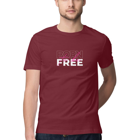 Born Free - Slogan T-shirt - Men