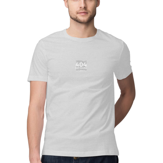 404 Not Found - Slogan Sleek T-shirt - Back and front design - Men