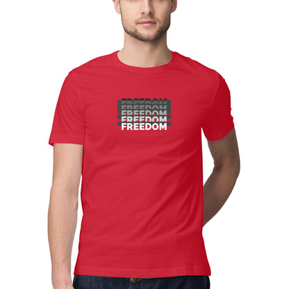 Freedom - Slogan T-shirt - Men