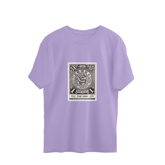 Vintage Design - Lavender Money Illustration - Oversized Tshirt Men