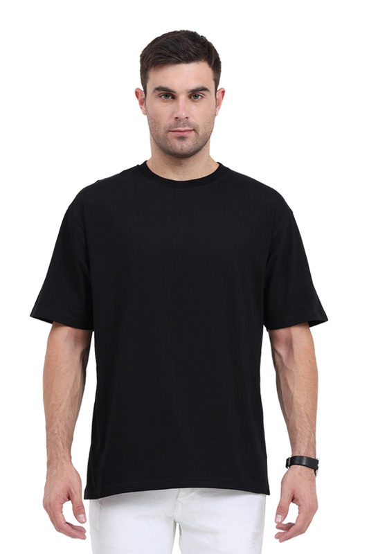 Plain Black - Unisex Oversized T-Shirt