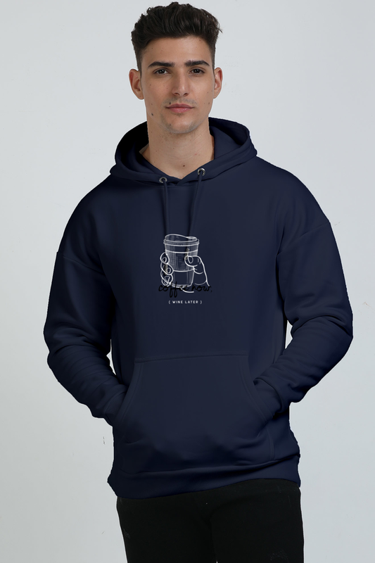 Streetware Oversized hoodies - Coffee Now Wine Later - Men - Sleek Designs - GYOS